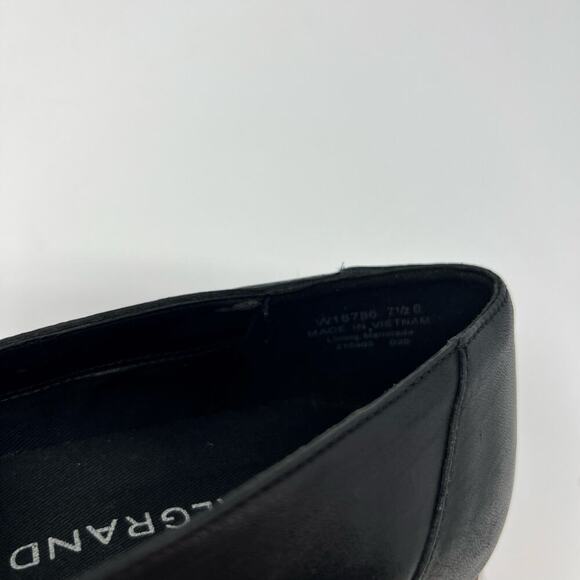 Cole Haan Black OriginalGrand C Buckle Loafer 7.5 VGUC Comfortable Preppy - Picture 9 of 10